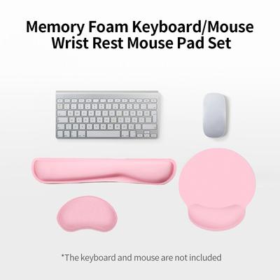 Ergonomik Hafızalı Köpük Klavye Bilek Destekli Mouse Bilek Destekli Mouse Pad Seti Lycra Kumaşlı