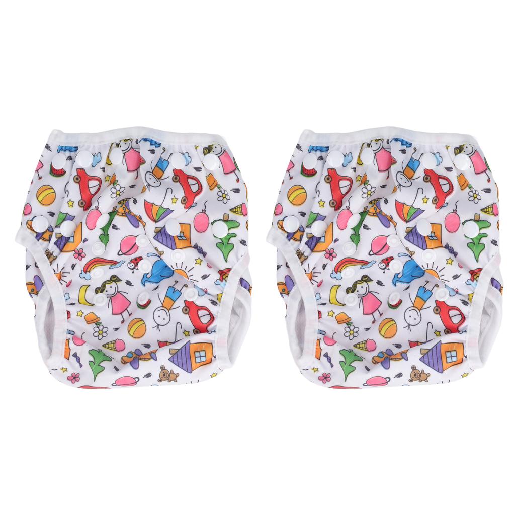 Baby Swim Pants Waterproof Button Adjustment Breathable Washable Reusable Toddlers Swim Diaper for
