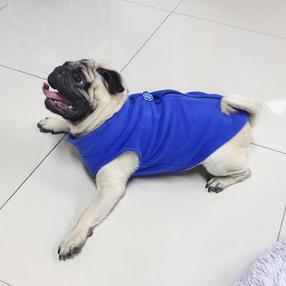 Dog Cotton Coat Thicken Winter Dog Coat Soft Comfortable Dog Warm Vest with Zipper Puppy Towing Suit Outdoor Activities