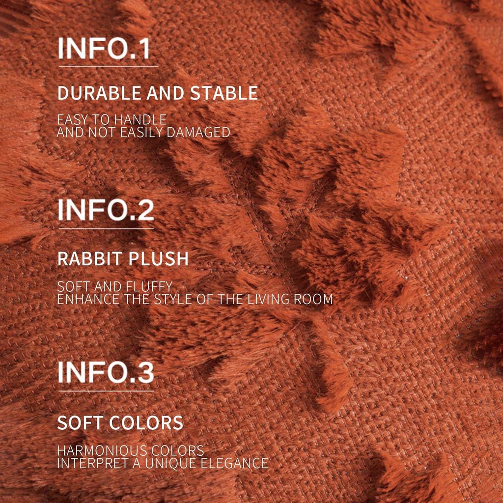 17.7*17.7in Weihnachts-Kissenbezug Einfarbig Stickerei Heimkissen Lendenkissenbezug