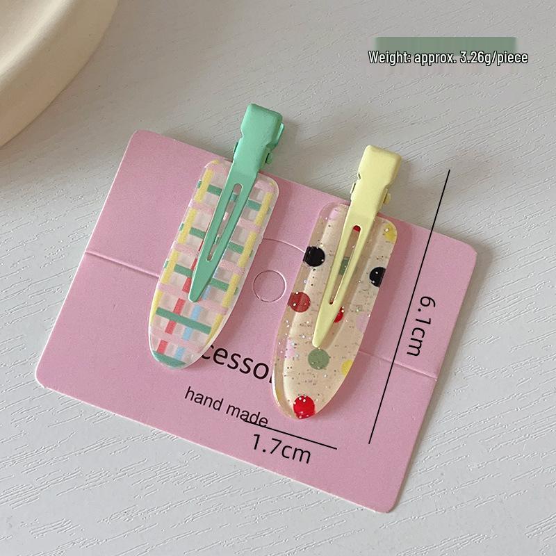 Korean Colorful Dopamine Grape Hair Clip for Women and Babies