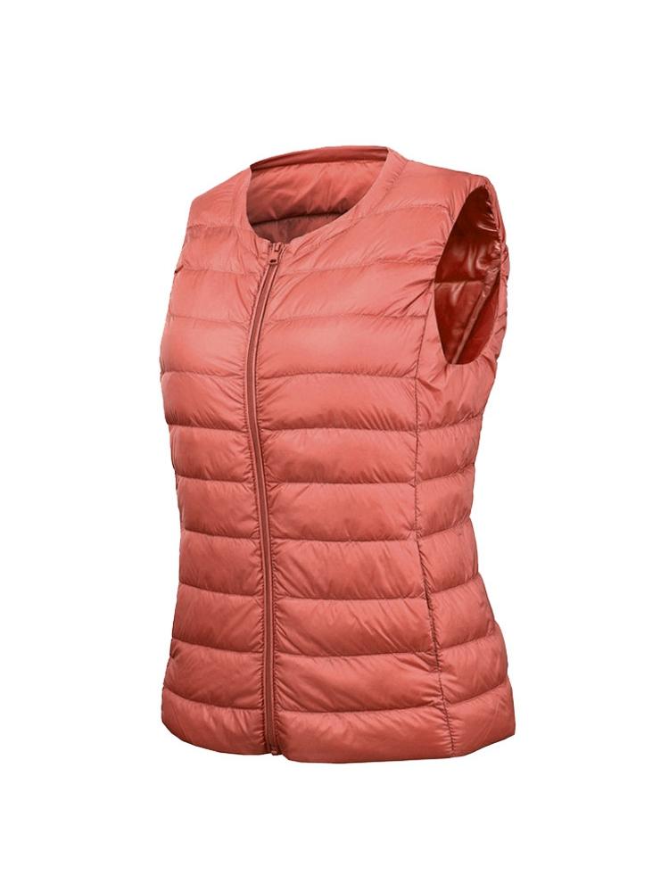 Autumn Winter 8XL Large Size Waistcoat Women's Warm Vest Ultra Light Down Vest Women Portable Sleeveless Winter Warm Liner