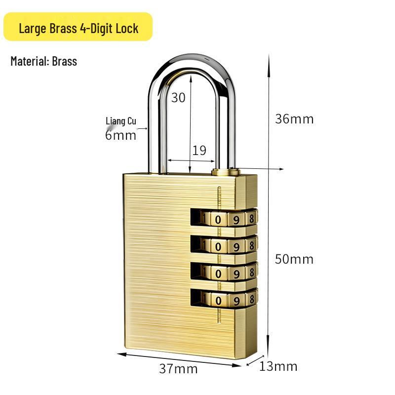 Waterproof & Rustproof Fingerprint Password Padlock for Homes, Dorms & Warehouses - Anti-theft Security