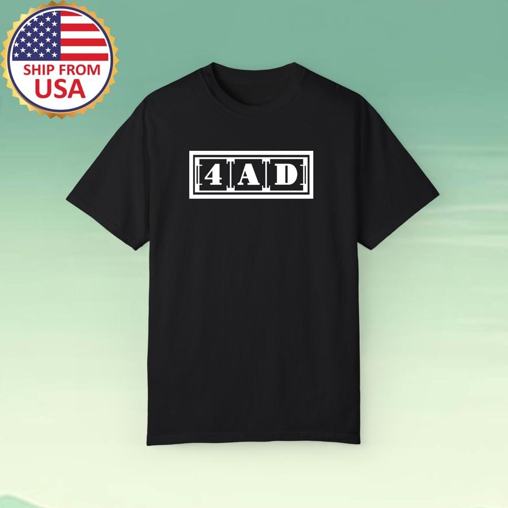 

4AD Record Label Men#039;s Black Size S5XL Unisex T-Shirt XXL