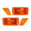 NEW-Car Front Bumper Turn Signal Light & Front Fender Side Marker Light Housing Shells For Jeep Wrangler TJ 1997-2006