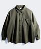 PERSTEP Pigment Loose Fit Shirt Dark Khaki Smls4058