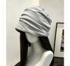 Japanese Yamamoto Style Pleated Striped Stack Hat Early Autumn Knitted Hat Street Fashionable Plain Face Small Pullover Hat