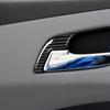 4x Carbon Fiber Door Handle Bowl Decoration Cover For Chevrolet Sonic 2012-2016