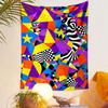 Abstract Geometric Colorful Pattern Patterned tapestry home decor, suitable for bedroom and living room, gift