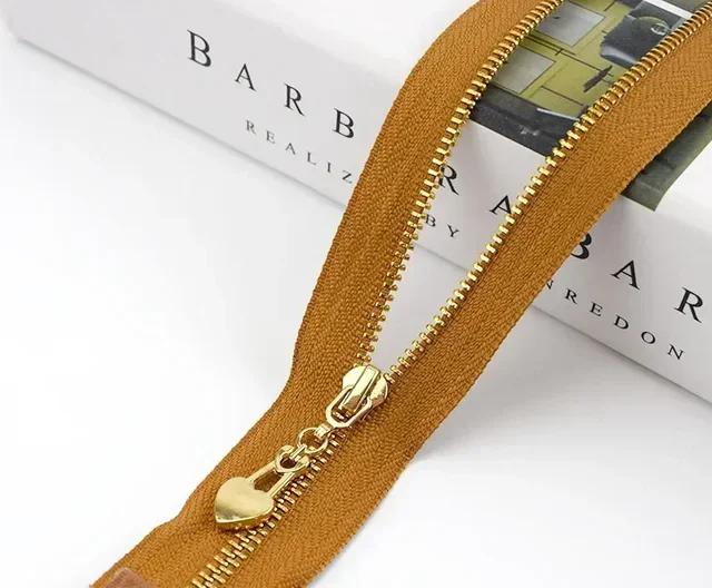5Pcs Meetee 3# 15-30cm Metal Zippers Bags Closed End Auto Lock Zipper for Clothes Repair Kit DIY Sewing Material Accessories