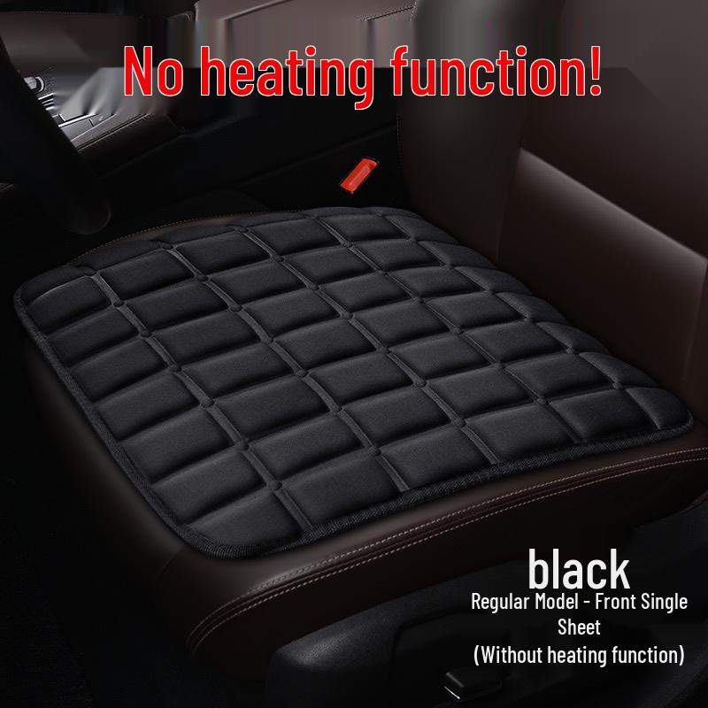 Cross-Grid Heated Car Seat Cushion - Winter Interior Accessory