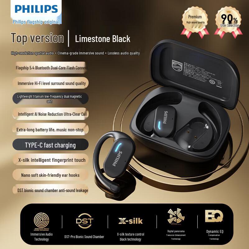 

Philips TAT1769 True Wireless Bone Conduction Earbuds