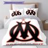 OM logo Bedding Quilt Set Quilt Cover Pillowcase Home Decoration Birthday Gift (1 * duvet cover + 2 * pillowcase, without core)