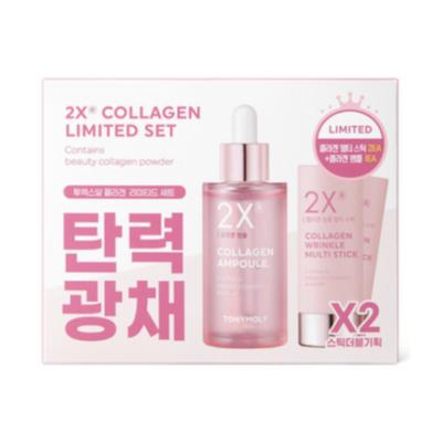 Tony Moly 2X R Collagen Ampulle und Stick Set