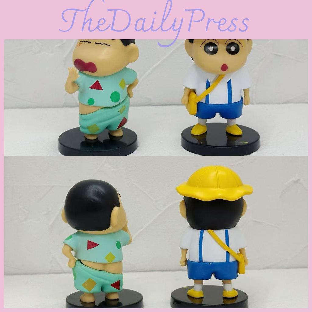 Crayon Shinchan Newstyle Pvc Desk Ornament With Assembleable Figures For Animation Fans