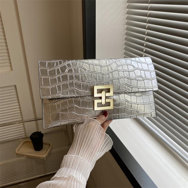 Casual Clutch Bag Women's Bag New Texture Niche Trend Clutch Bag New Bag Women's Fashion Simple Envelope Bag