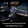 For HONDA CR-V 17-21 Car Interior Center Console Transparent TPU Protective Film Anti-scratch Repair Film Accessories Refit