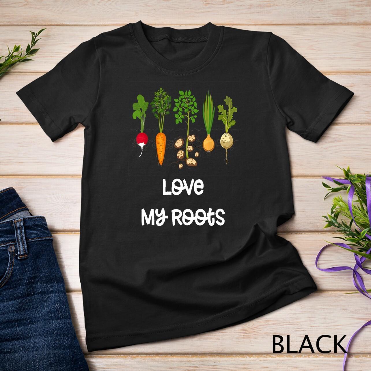 Root Vegetables Gardening, Cute Garden Tee Shirt Gift, 3Dk Unisex T-Shirt Mens Womens Tees Top 4XL