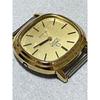 Used Rare OMEGA De Ville Gold Dial Quartz Ladies Watch De Ville