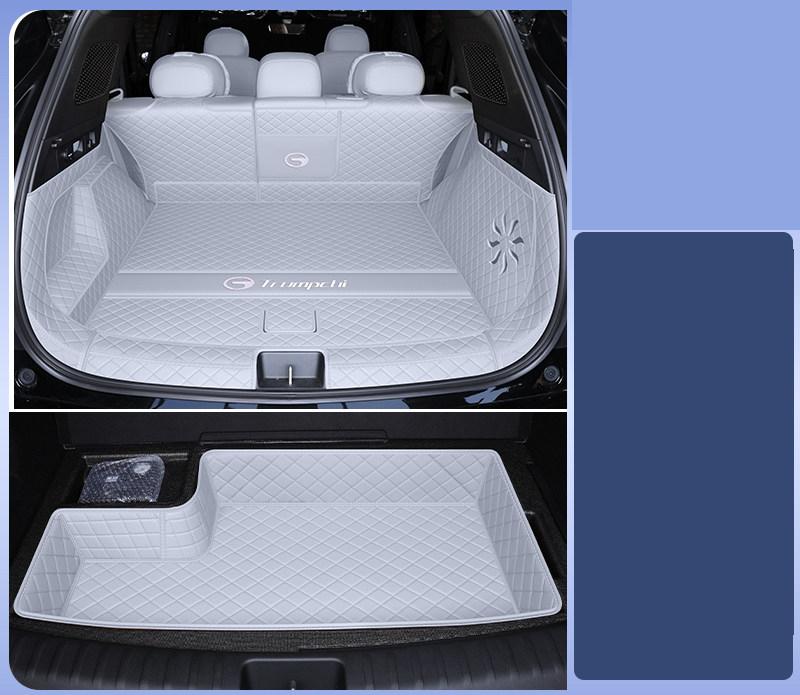 For Trumpchi GAC S7 2025 2026 Car Styling Fully Enclosed Trunk Pad Leather Trunk Mat Backrest Pad Auto Modification Accessories