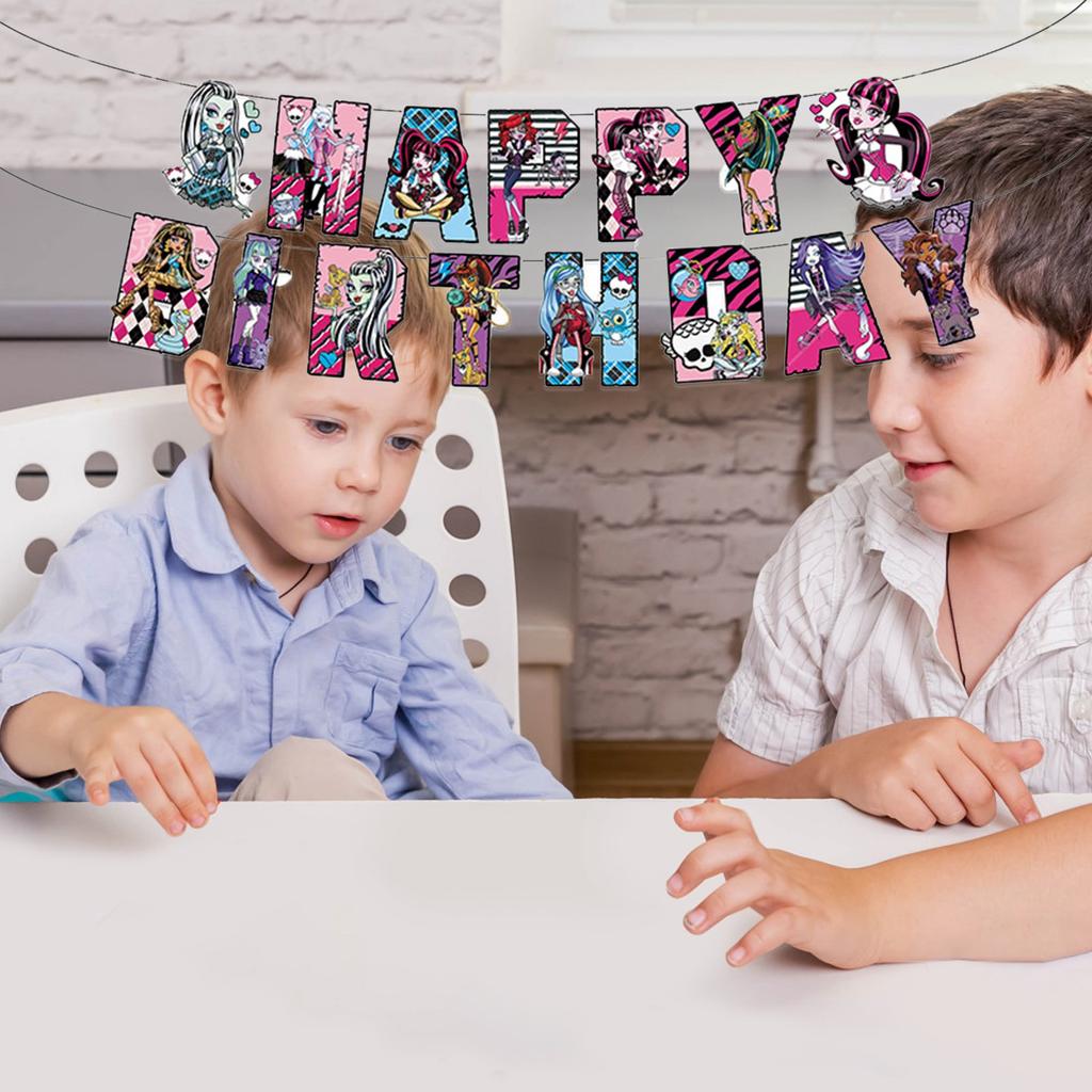 Theme Birthday Party Decoration Children's Birthday Flag Cake Inserted Pendant Party Layout