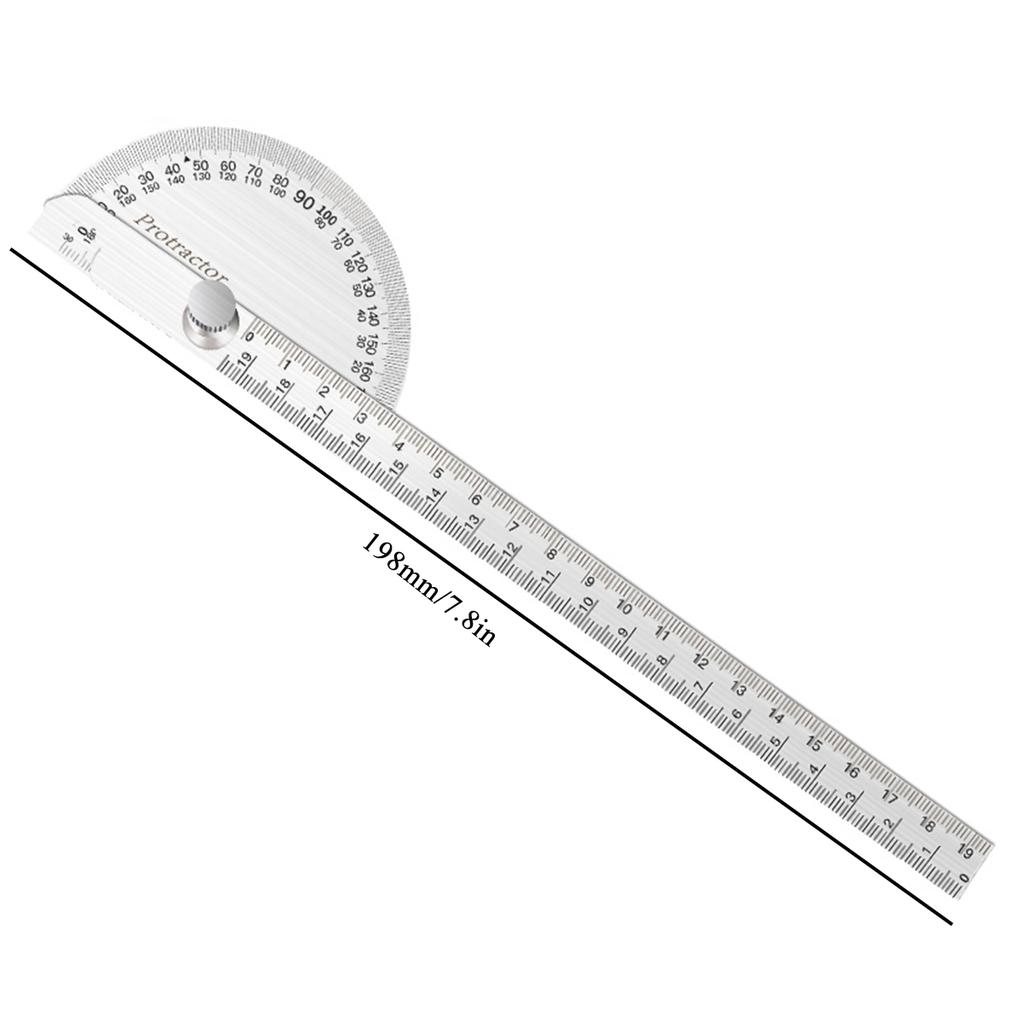 Îngroșat din oțel inoxidabil unghi ecartament măsurare unghi protractor mare de tâmplar unghi ecartament unghi ecartament