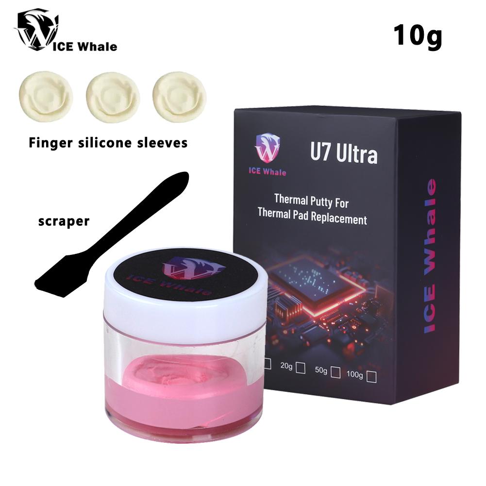 

ICE Whale U7 Ultra Thermal Putty For VGA GPU IC Processor Rapid Cooling Thermal Pad Heat Blocking Putty High Performance
