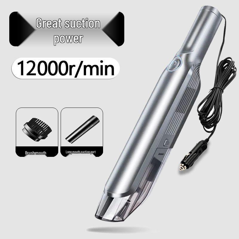 Wireless Car & Home Vacuum Cleaner: High-Power Suction, Portable Handheld for Sedan Interiors