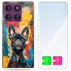 Etui Do Motorola Edge 60 Pro Obudowa Foto Case Plecki Piesek + Szkło 9H