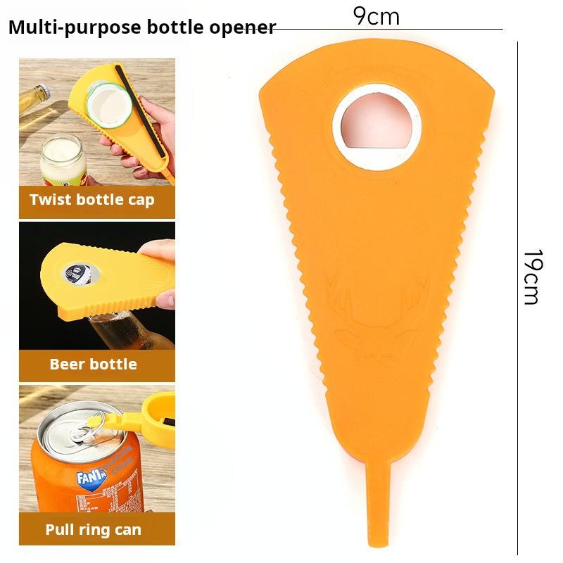 Multi-Purpose Can Opener Portable Jar Bottle Opener Universal Canned Non-slip Labor Saving Twist Bottle Cap Kitchen Gadgets