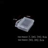 Square Jewelry Beads Container Plastic Sundries Organizer Small Items Case  Packing Boxes