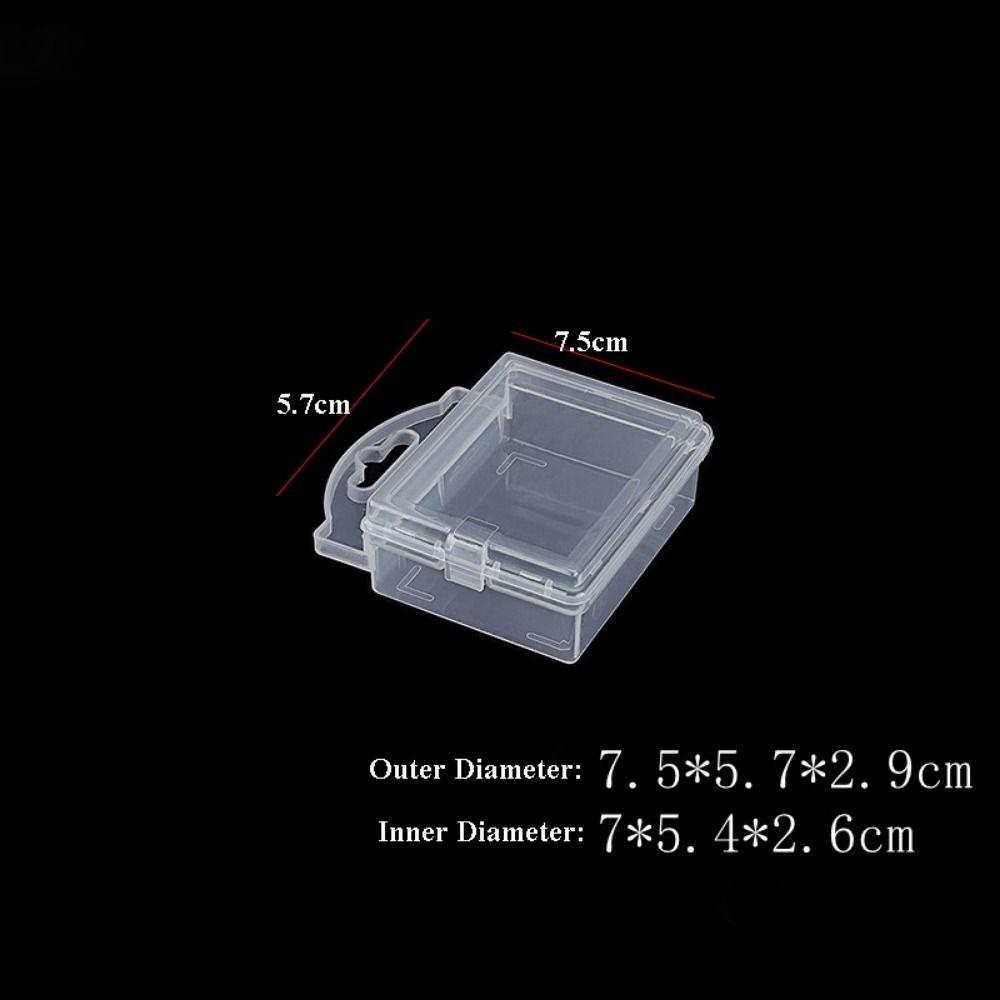 Square Jewelry Beads Container Plastic Sundries Organizer Small Items Case  Packing Boxes