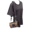 FENDI  7VA649ALWKF0L3T Shoulder Bag Brown/black leather Women