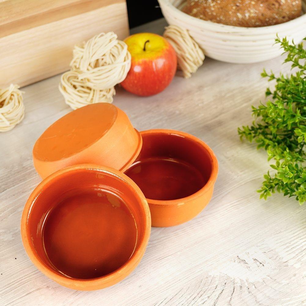 Stoneware Ramekins Bowls Molds for Baking 3 Pcs. Lumarko!