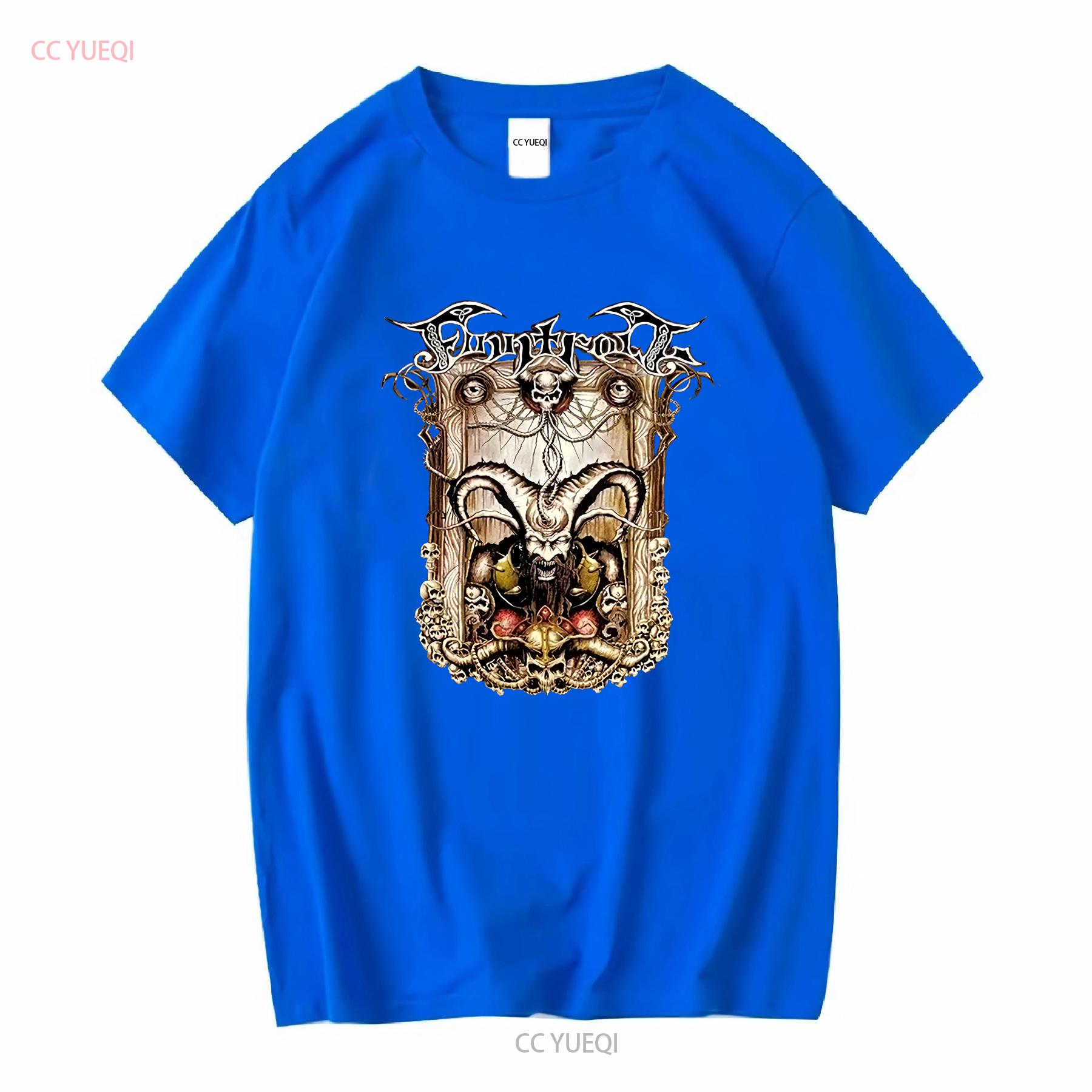 BenberFashion Finntroll T-shirt Heren Large Zwart Band Muziek vintage Gewassen mode grafisch homme Ademend designerkleding Unisex Zacht L