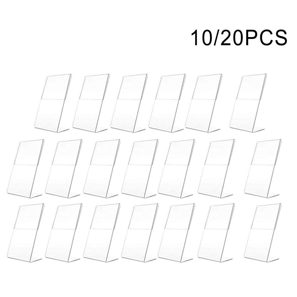 Transparent Photo Stand Sleek Acrylic Display Holder for 10cmx15cm Images