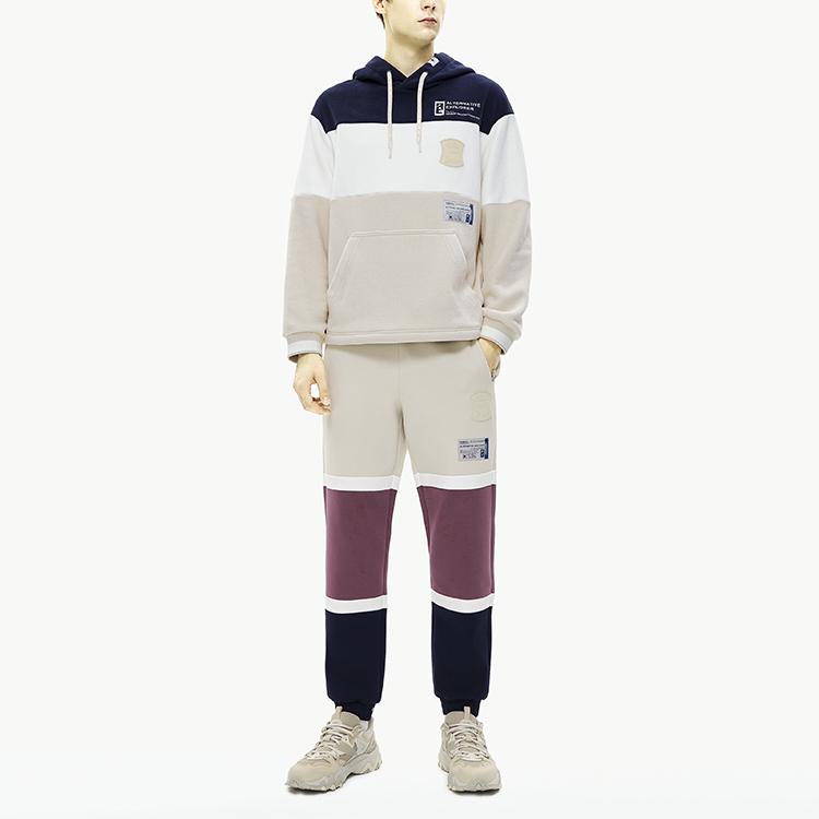 FILA X MIHARA YASUHIRO Color Block Knit Casual Pants Men bottoms Cactus-Gray Pink F11M243601F-LP