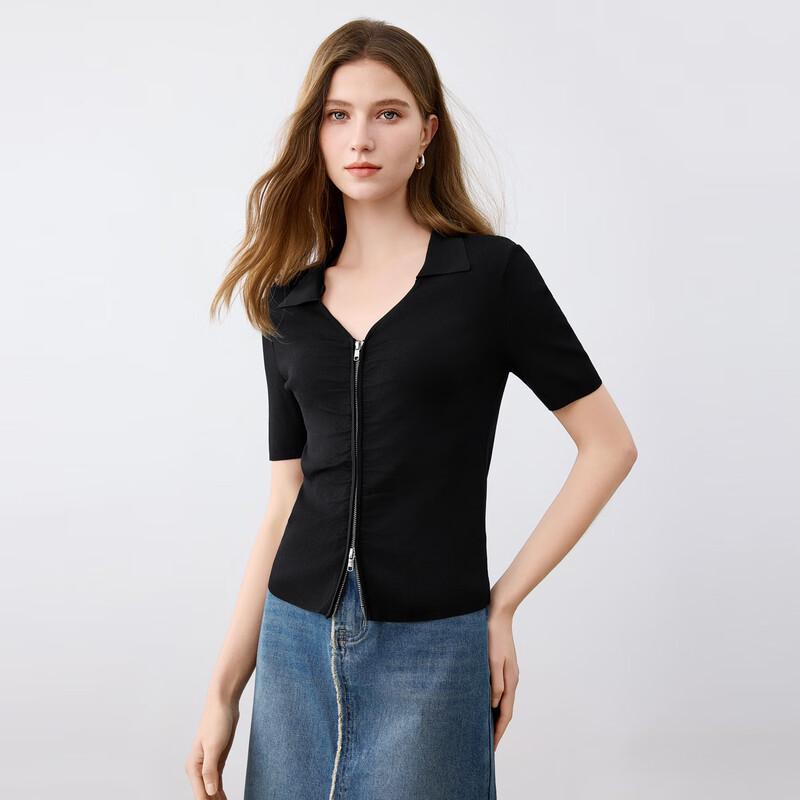 

Elva Island Women s V-Neck Short Sleeve Knit Cardigan S