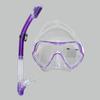 Full Dry Snorkeling Set: Diving Mask with PVC Silicone Snorkel Mouthpiece