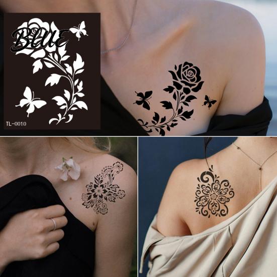DIY Henna Stencil Tattoo Stencil Reusable Tattooing Template