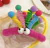 Girl Rainbow Twist Stick Big Eyes Plush Grab Clip Back of Head Shark Clip Disc Hair Funny Ugly Cute Hair Accessories