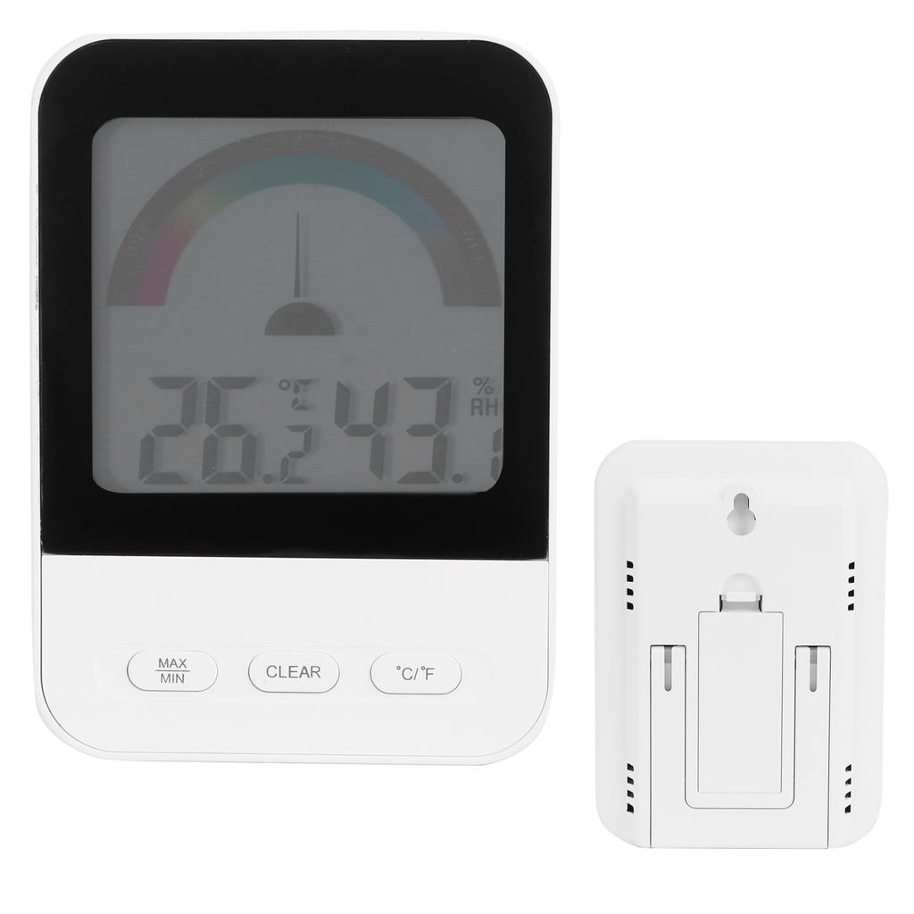 Digital Electronic Thermometer Hygrometer with LCD Backlight Display for Indoor Greenhouse