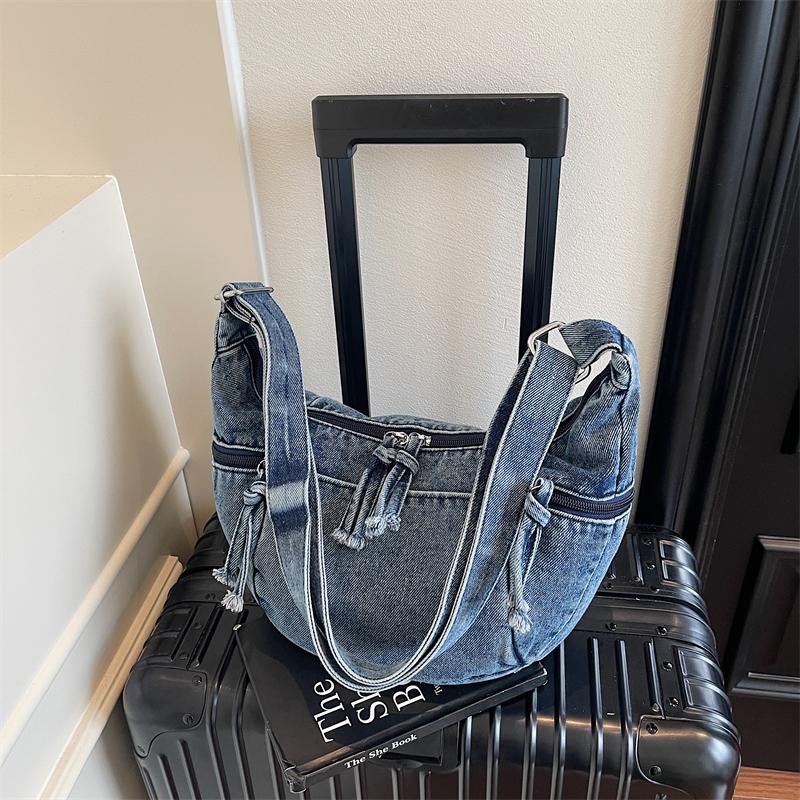 Denim Shoulder Bag Women's Tote Crossbody Bag