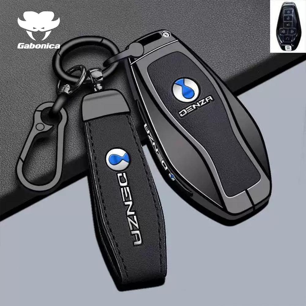 New Zinc Alloy Car Key Case For Denza N9 D9 B5 B8   Keychain Smart Remote Protection Cover Shell Holder Fob Accessories