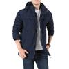 Autumn and Winter Thin Hardshell Outdoor Men's Stand-up Collar Hooded Jacket Men's Mountaineering Casual Windproof Jacket