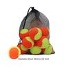 20 Pelotas de Tenis Elásticas, 2.52"; en Diámetro, Resistente al Desgaste, para Entrenamiento, Entusiastas