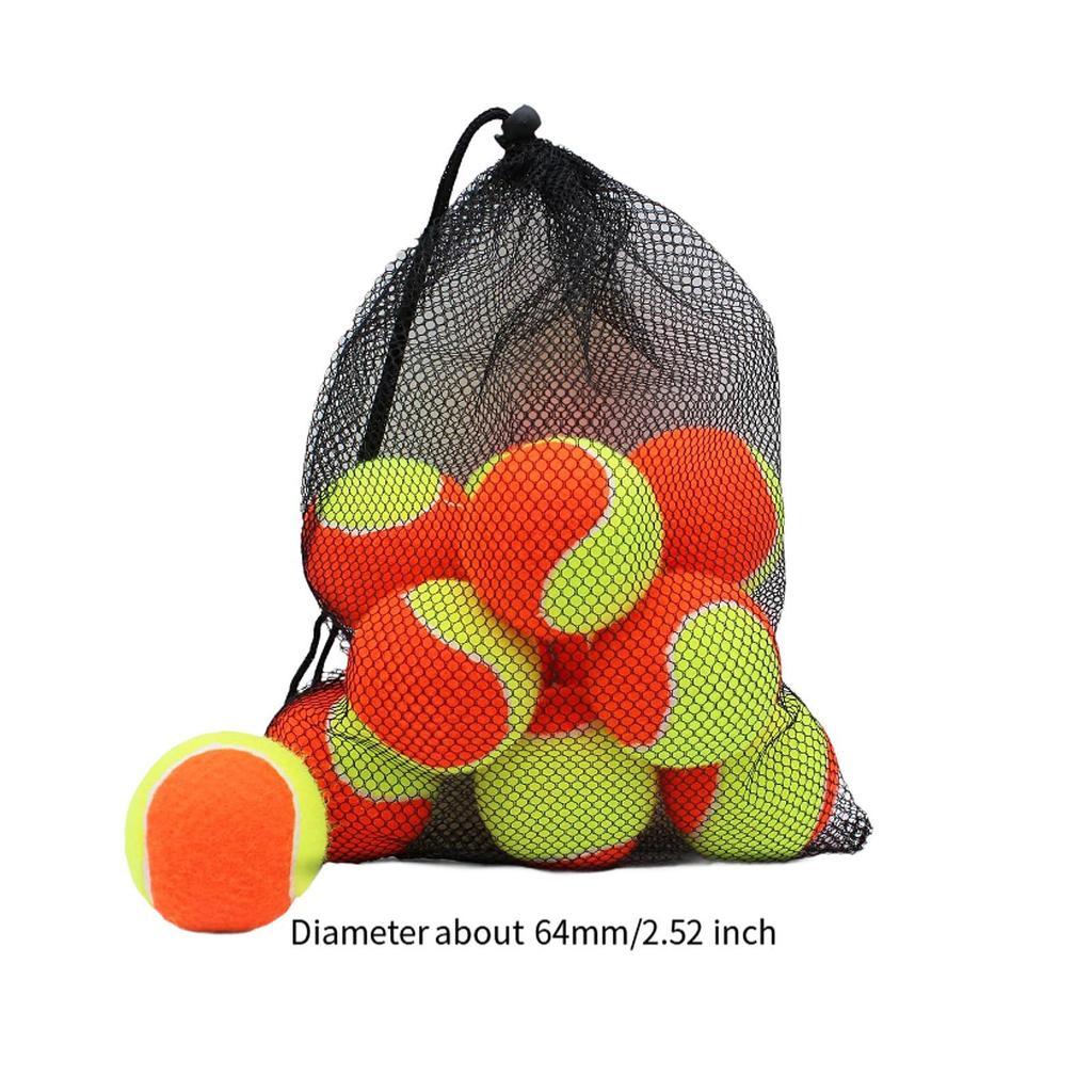 20 Pelotas de Tenis Elásticas, 2.52"; en Diámetro, Resistente al Desgaste, para Entrenamiento, Entusiastas