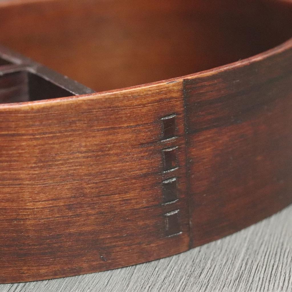 Magewappa Bento Imperfect Box, Oval/Brown, 700cc,