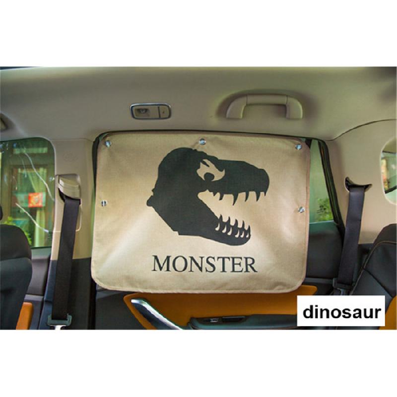 Car Windshield Curtains Cute Cartoon Sunshade Protect Window Curtains 70Cm*50Cm