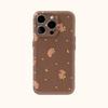 Kawaii Capybara Night Phone Case for IPhone 17AIR 16E 16 15 14 13 12 11 17 Pro Max Plus Double-layer Back Cover